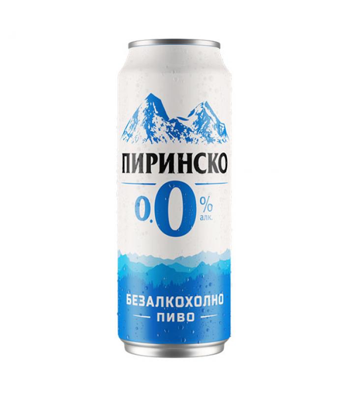 БИРА ПИРИНСКО БЕЗАЛКОХОЛНО КЕН 500МЛ