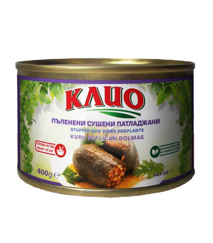 ПЪЛНЕНИ СУШЕНИ ПАТЛАДЖАНИ КЛИО КОНСЕРВА 400ГР 19802